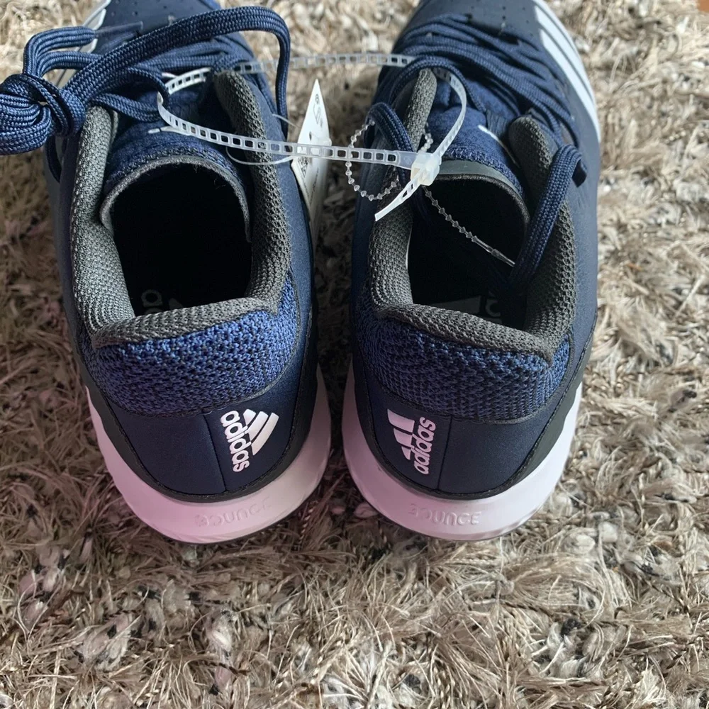 Adidas Baseball Icon Bounce Cleats‎ NavyWhitecarbon